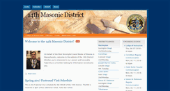 Desktop Screenshot of district14masons.org